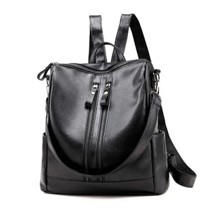 Women Anti-theft Leather Backpack Shoulder Bag