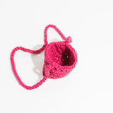 Cotton Knitting Mini Phone Bag Handwoven Crossbody Bag