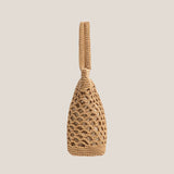 Handwoven Cotton Plaited Casual Tote for Women