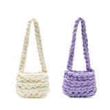 Handwoven Cotton Shoulder Bag Eco Friendly Women Crossbody Tote