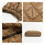 Women's Down Padded Quilted Shoulder Bag - Large Capacity Tote