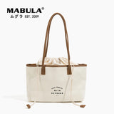 Eco Friendly Reusable Washable Canvas Tote Large Capacity Handbag