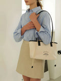 Eco Friendly Reusable Washable Canvas Tote Large Capacity Handbag