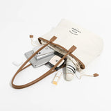 Eco Friendly Reusable Washable Canvas Tote Large Capacity Handbag