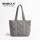 Quilted Handbags Solid Women Shoulder Bags Large Capacity Casual Totes