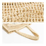 Summer Beach Straw Bag Women Shoulder Handwoven Tote Bag