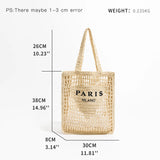 Summer Beach Straw Bag Women Shoulder Handwoven Tote Bag