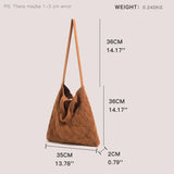 Women Casual Shoulder Bags Large Capacity Handwoven Crossbody Bag