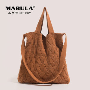 Women Casual Shoulder Bags Large Capacity Handwoven Crossbody Bag