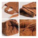 Women Casual Shoulder Bags Large Capacity Handwoven Crossbody Bag