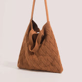 Women Casual Shoulder Bags Large Capacity Handwoven Crossbody Bag