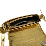 Silver Underarm Shoulder Bags Women Small Tote Bag Female Soft Leather Handbags