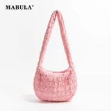 Pink Lightweight Quilting Crossbody Hobo Purse for Women