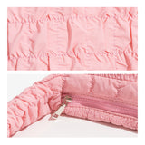 Pink Lightweight Quilting Crossbody Hobo Purse for Women