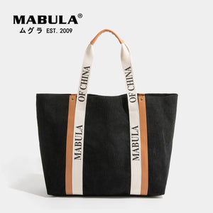 Corduroy Women Shoulder Bag Tote Handbag