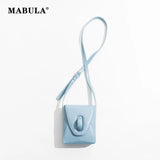 Small Silver PU Women Crossbody Bag Mini Saddle Shoulder Phone Purse