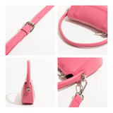 Soft Leather Women Handbags Casual Solid Underarm Shoulder Bags