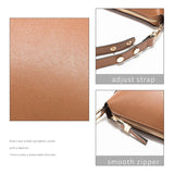 Half Moon Small Tote Bag PU Leather Women Shoulder Purse