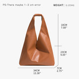 Japanese Style Shoulder Purse for Women Lightweight Top Handle Bag
