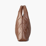 Women Soft Leather Quilted Shoulder Bag - Large Capacity Tote