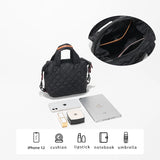Women Winter Quilted Pillow Tote Handbag Female Mini