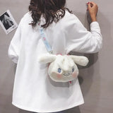 MAGOGO Autumn Winter Bunny Lady Handbag One-Shoulder Messenger Lolita Bag