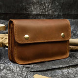 Vintage Leather Clutch Bag Hand Wallet Retro Style Purse Dual Use