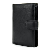 MAHEU High Leather Slim Wallet For Man Soft Cowskin Short Pocket Purse