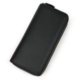 MAHEU Leather Long Purse Clutch Double Zip Wallet Men Women