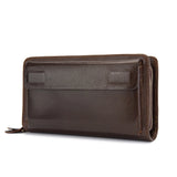 Business Style Leather Clutch Wallet Men Hand Purse