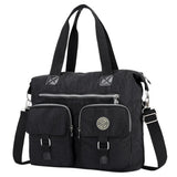 Women's Multi-pockets Shoulder Bag Portable Outdoor Travel Zipper Handbag