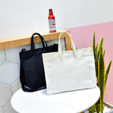 Casual Totes Solid Canvas Ladies Bag Women Shoulder Messenger Bag