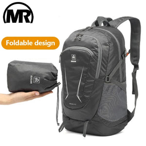 45L Waterproof Climbing Backpack Foldable Unisex Travel Rucksack