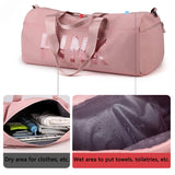 Large Capacity Travel Bag Dry Wet Separation Exercise Female Yoga Bag