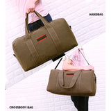 Men Canvas Travel Luggage Bags Tote Large Capacity Male Crossbody Bag