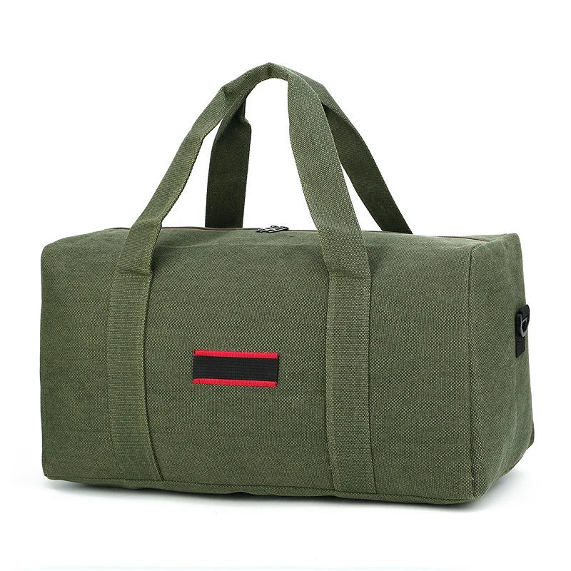 Men Canvas Travel Luggage Bags Tote Large Capacity Male Crossbody Bag