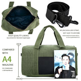 Men Canvas Travel Luggage Bags Tote Large Capacity Male Crossbody Bag