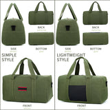 Men Canvas Travel Luggage Bags Tote Large Capacity Male Crossbody Bag