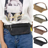 Canvas Close Pockets Casual Sports Ultra-thin Bag