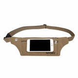 Canvas Close Pockets Casual Sports Ultra-thin Bag