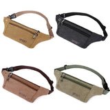 Canvas Close Pockets Casual Sports Ultra-thin Bag