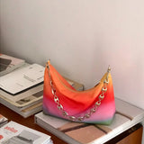 MBTI Women Shoulder Bag Nylon Casual Underarm High Purse
