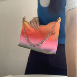 MBTI Women Shoulder Bag Nylon Casual Underarm High Purse