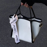 MBTI Casual Tote Bag Large Capacity Bucket Handbag