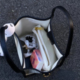 MBTI Casual Tote Bag Large Capacity Bucket Handbag