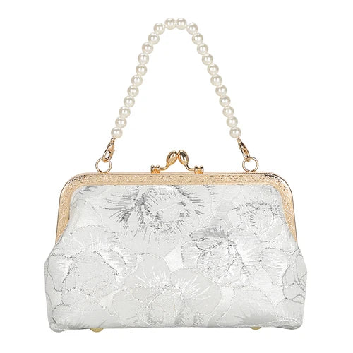 Chinese Style Floral Pattern Evening Bag for Phone