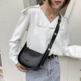 MBTI Women's Shoulder Bag PU Leather Handbag Underarm Bag