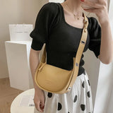 MBTI Women's Shoulder Bag PU Leather Handbag Underarm Bag