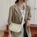 MBTI Women's Shoulder Bag PU Leather Handbag Underarm Bag