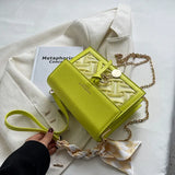 MBTI Winter Casual PU Leather Shoulder Bag for Women